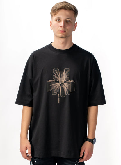 TRICOU  ILLUSION OF FREEDOM OVERSIZED T010