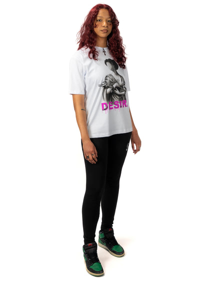 TRICOU ALB DESIRE MONOFIT TD02