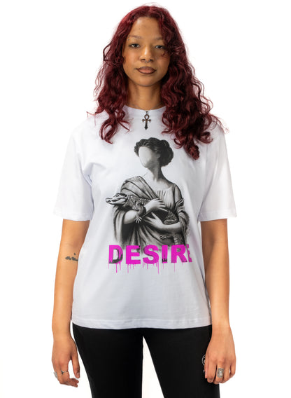 TRICOU ALB DESIRE MONOFIT TD02