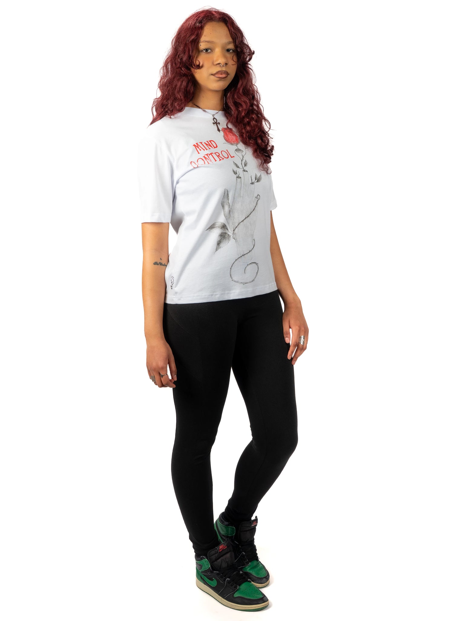 TRICOU ALB MIND CONTROL MONOFIT TD04