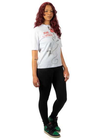 TRICOU ALB MIND CONTROL MONOFIT TD04