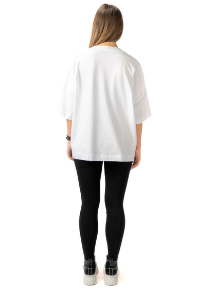 ALBĂ TRICOU SUPRADIMENSIONATĂ TD00