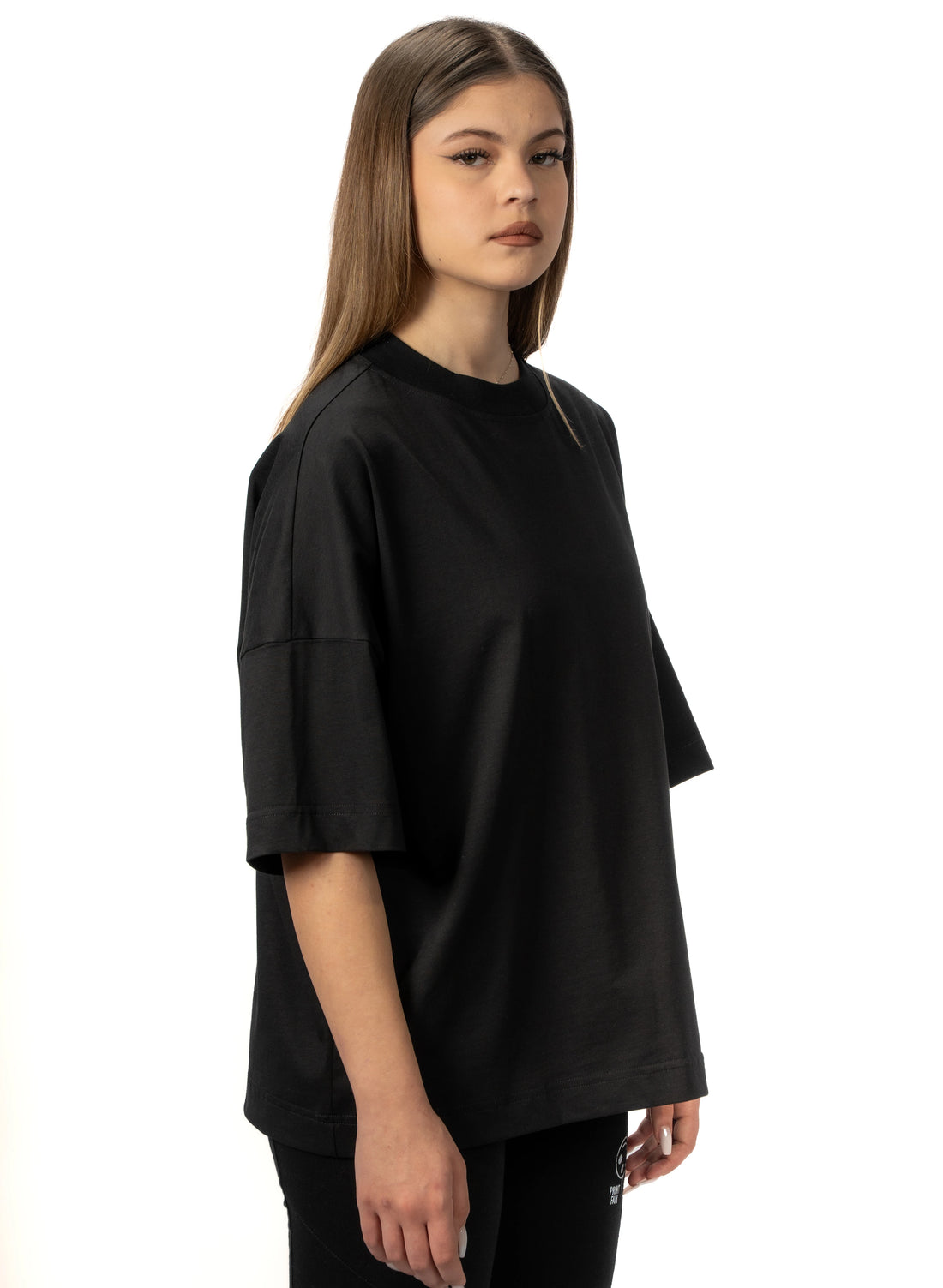 TRICOU NEGRU FETE OVERSIZED TD00