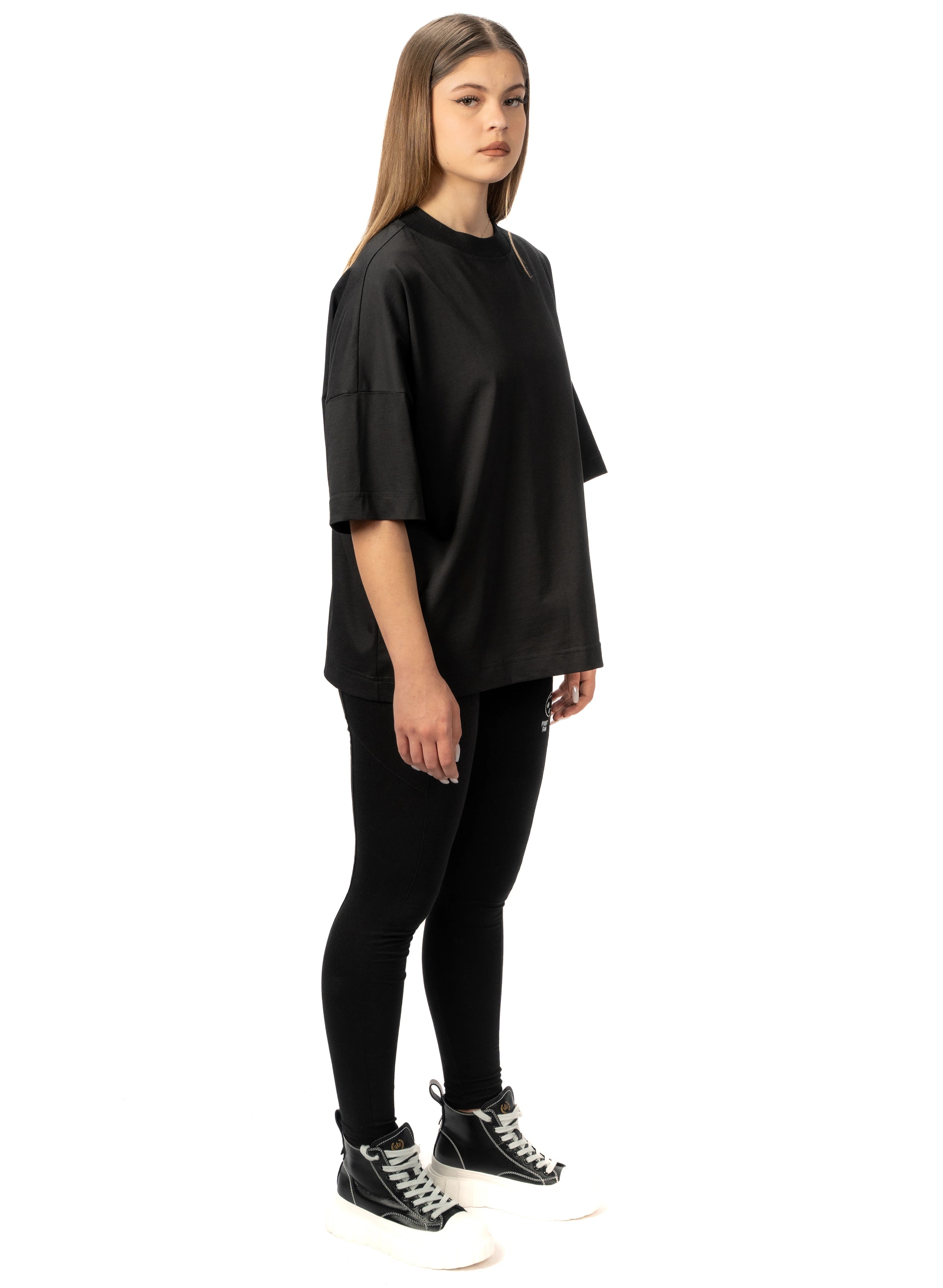 TRICOU NEGRU FETE OVERSIZED TD00