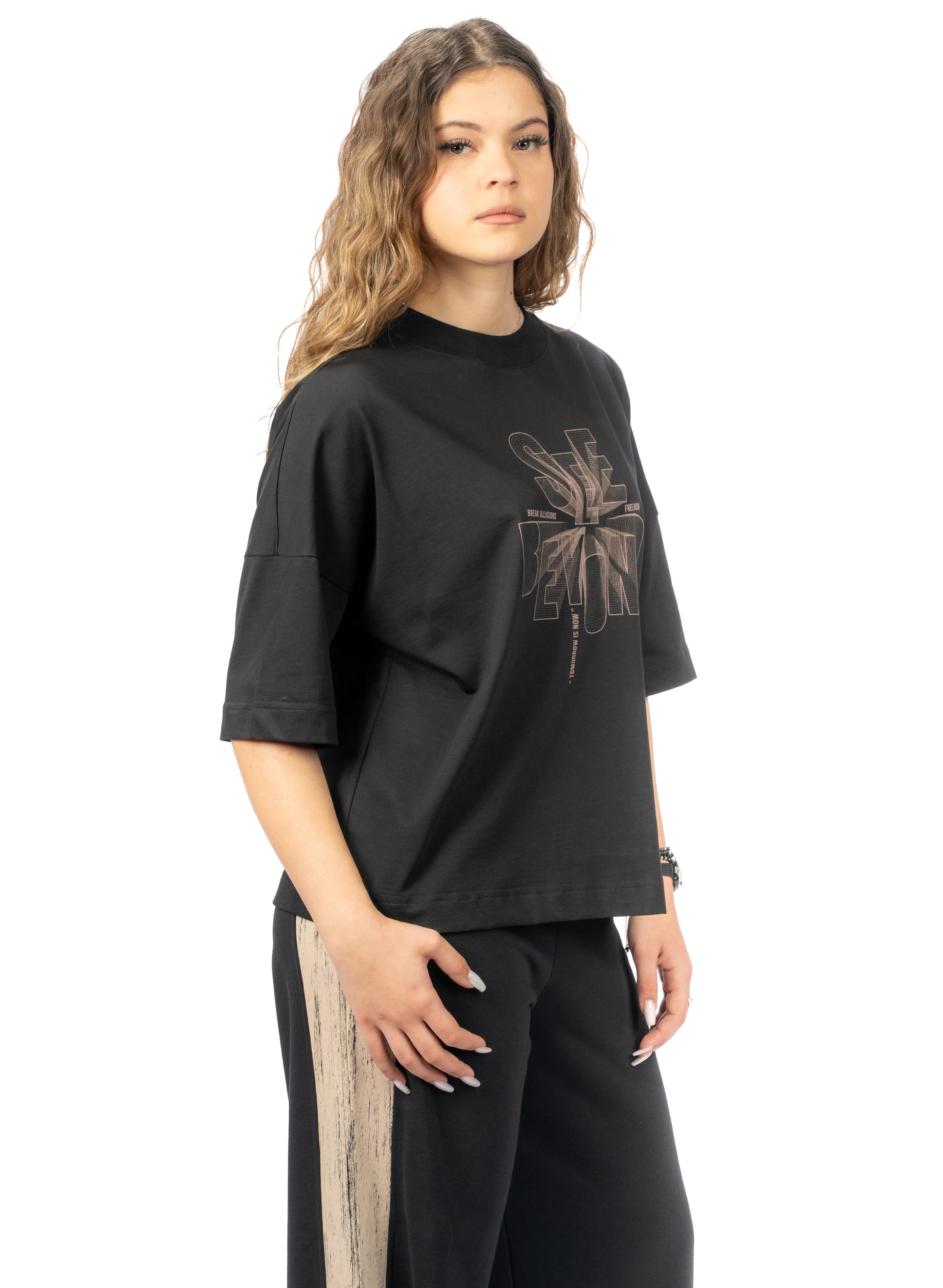 TRICOU ILLUSION OF FREEDOM OVERSIZED TD05
