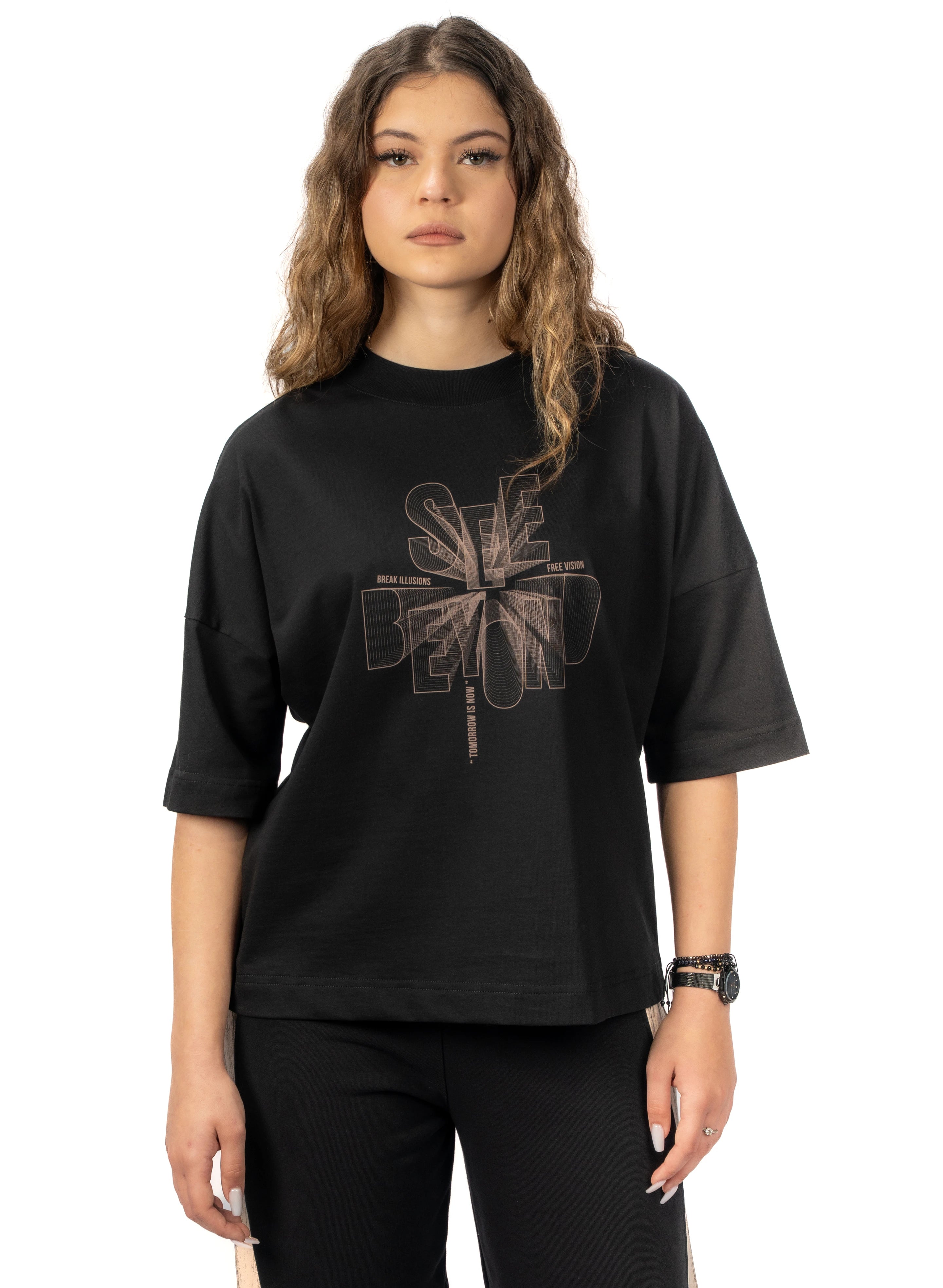 TRICOU ILLUSION OF FREEDOM OVERSIZED TD05