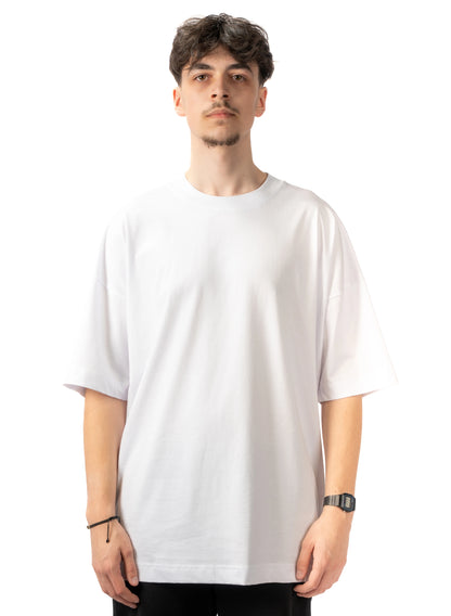 TRICOU ALB BARBATI OVERSIZED T000